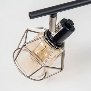 Люстра потолочная CL542541 черный/бежевый Таверна Citilux