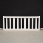 Бортик для кровати односпальной 90х200 Буфалина от падения из массива сосны, белый