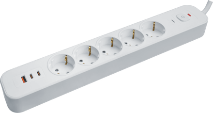 Сетевой фильтр Navigator 95 683 NSP-USB-05-500-ESC-3x1-PD20W