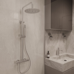 Душевая стойка Vincea City VSFS-4CT1BN, брашированный никель