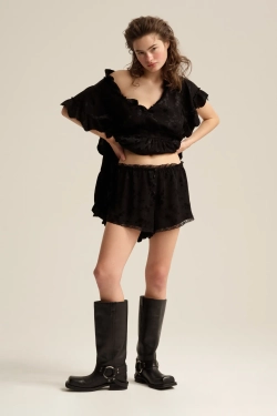 Туника с жаккардовым тиснением