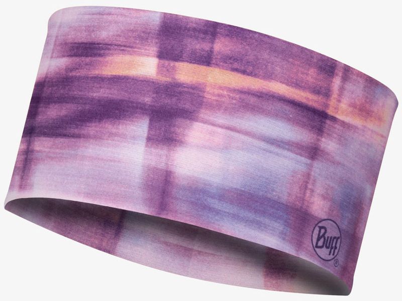 Повязка Buff CoolNet UV+ Wide Headband Seary Purple Фото 1