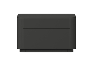 Тумба прикроватная Tammi 2 ящика ширина 60 см (черный)