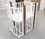 Детская кровать "Европа Люкс" (120*60 см.) универс. с маятником