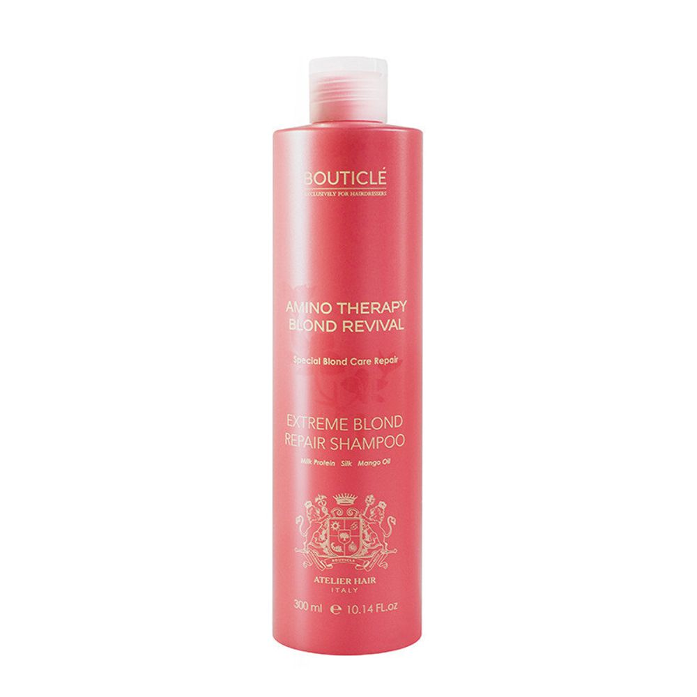 Шампунь для экстремально поврежденных осветленных волос Bouticle Extreme Blond Repair Shampoo, 300 мл.