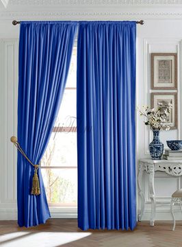 Длинные шторы. Mild (синий)