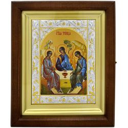 Икона "Троица" писанная в монастыре.