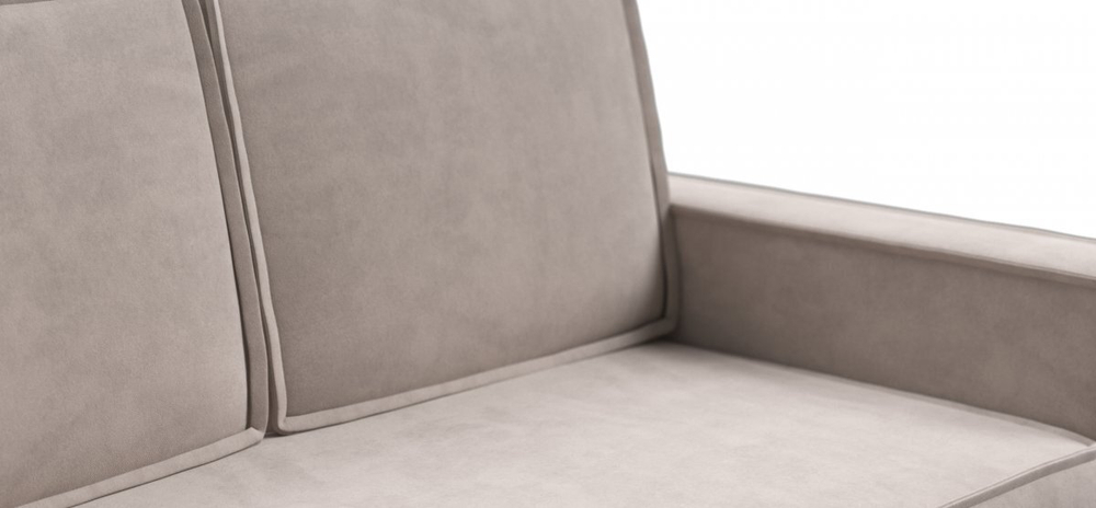 Диван Норд двухместный Велюр Монолит латте