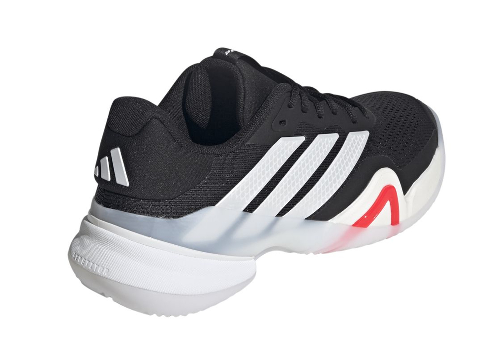 Мужские кроссовки теннисные Adidas Barricade 14 M CL - core black/zero metallic/lucid red