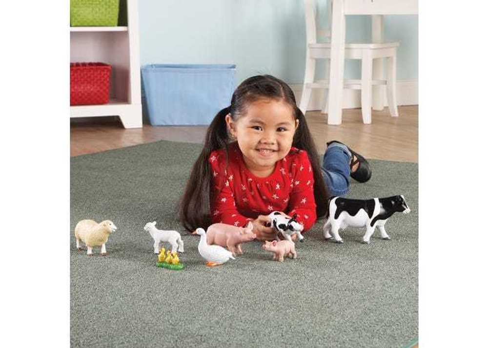 Игровой набор. ЖИВОТНЫЕ ФЕРМЫ. МАМЫ И МАЛЫШИ