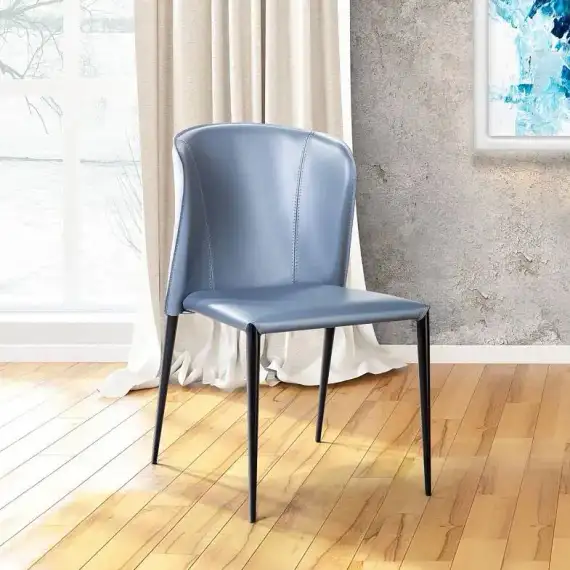 Стул Albert антрацитовая кожа