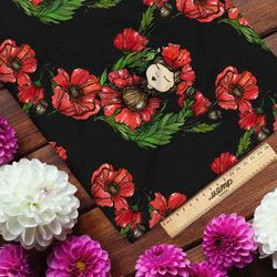 Ткань габардин маки