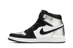 Кроссовки Jordan Air Jordan 1 High Og Retro "Silver Toe" (Женская размерная сетка)
