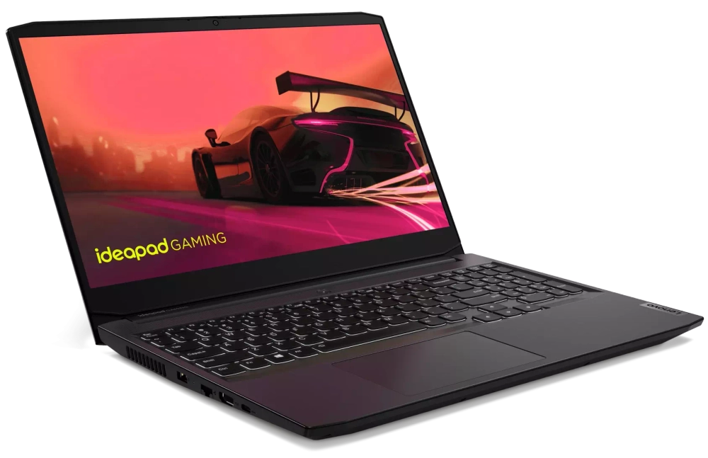 Ноутбук LENOVO IP Gaming 3 15ACH6 (82K201D1RK) 15.6"FHD IPS/Ryz 5 5600H Octa/8Gb/256Gb SSD/RTX3050-4Gb/DOS черный