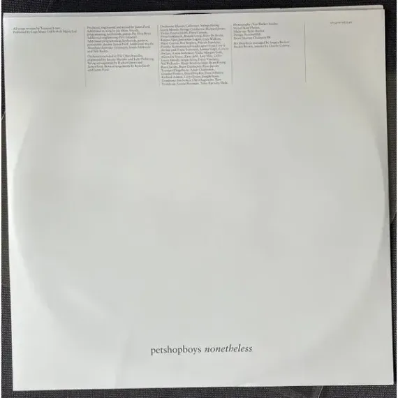 Pet Shop Boys – Nonetheless LP