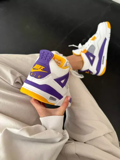 Кроссовки Nike Air Jordan 4 "Lakers"