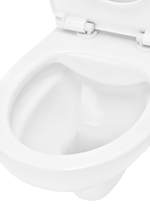 TECE Basic Безободковый подвесной унитаз в комплекте с сиденьем soft-close и крышкой 9700018