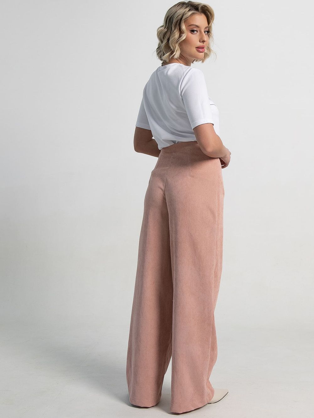 Брюки вельветовые Жанин (розовые) Б15205-10М LT Collection