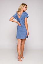 Женская домашняя сорочка Amber с коротким рукавом (Размер: L) (Цвет: коралловый)