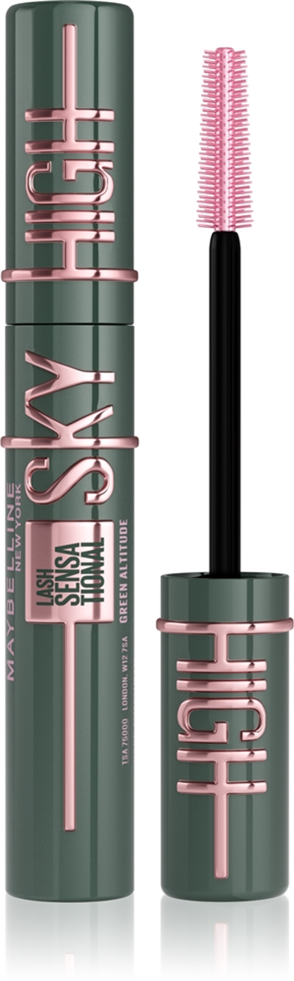 MAYBELLINE NEW YORK Lash Sensational Sky High - Тушь для ресниц, утолщающая и удлиняющая оттенок Green Altitude, 7 ml