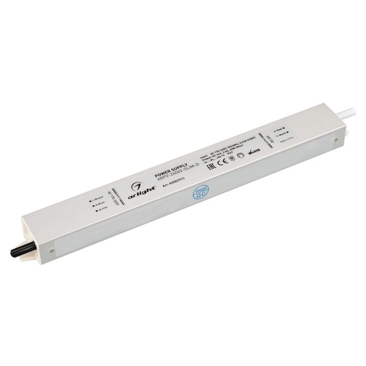 Блок питания Arlight ARPV-24060-Slim-D 24V 60W IP67 2,5A 025027(1)