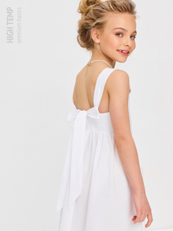 Сарафан из хлопка с бантом на спинке