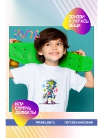 Термонаклейка на одежду, термопринт Зомби