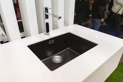 Мойка SCHOCK Soho 60 (N-100) Cristadur 550x430 (подстольный монтаж) серебристый камень