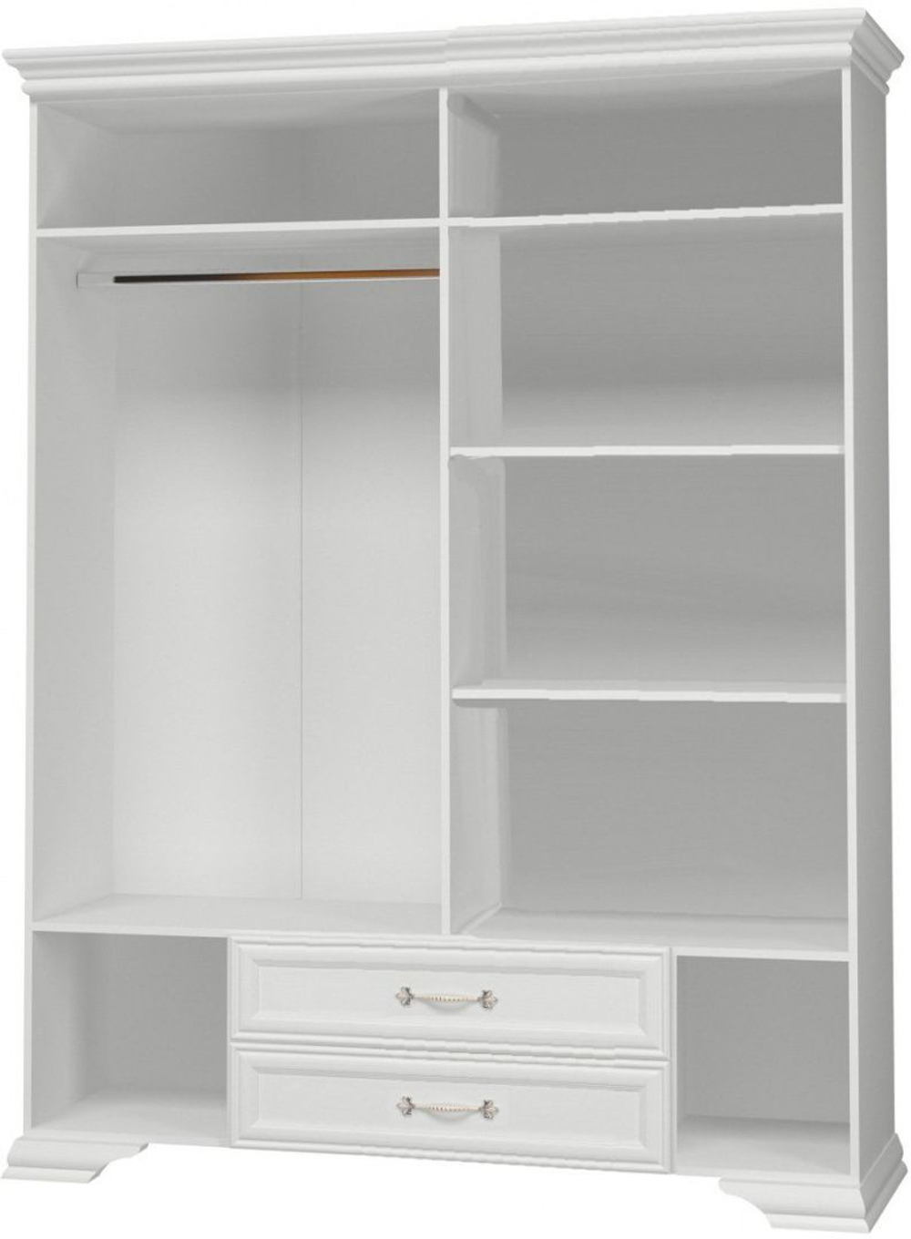 Шкаф для одежды ШР-4 ГРАЦИЯ 2 ящика