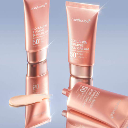MEDICUBE Тонирующий солнцезащитный крем с коллагеном Collagen Firming Sun Cream SPF50+ PA++++