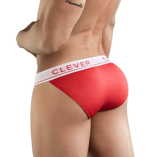Мужские трусы танга красные Clever CIRCON BRIEF 177205