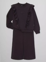 Костюм для девочки с брюками-палаццо на осень