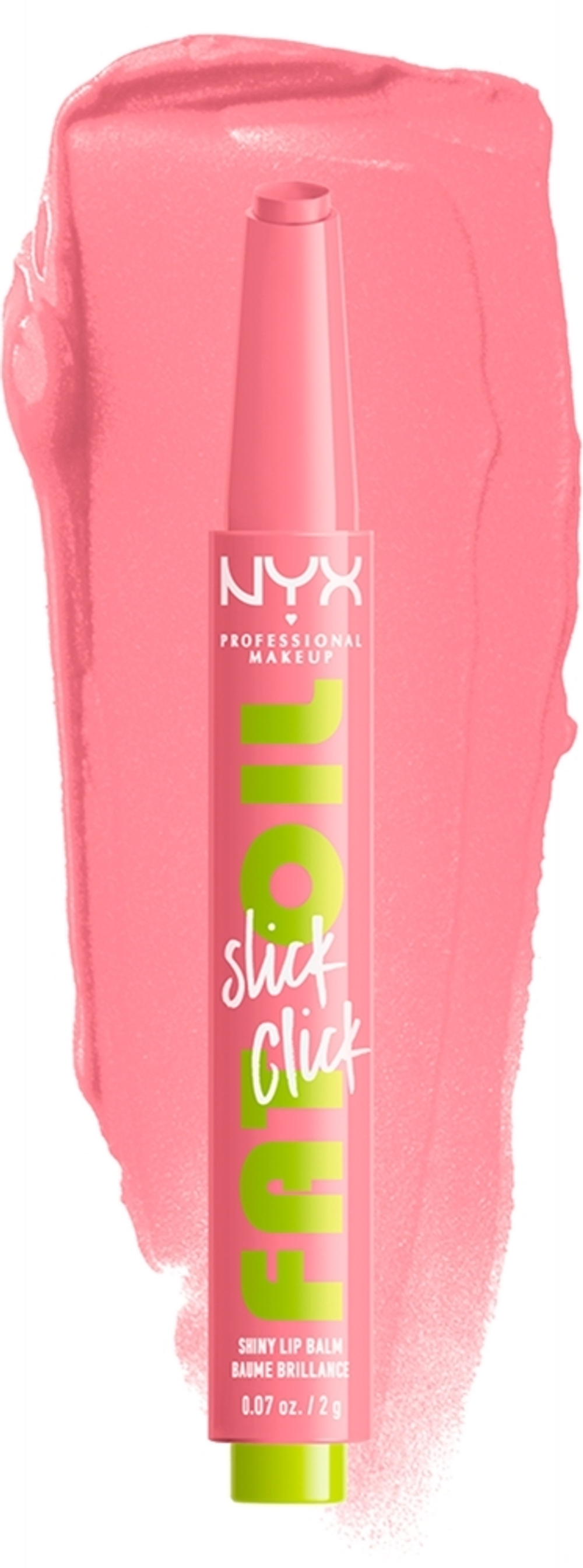 NYX Professional Makeup Fat Oil Slick Click - тонизирующий бальзам для губ, 2 g
