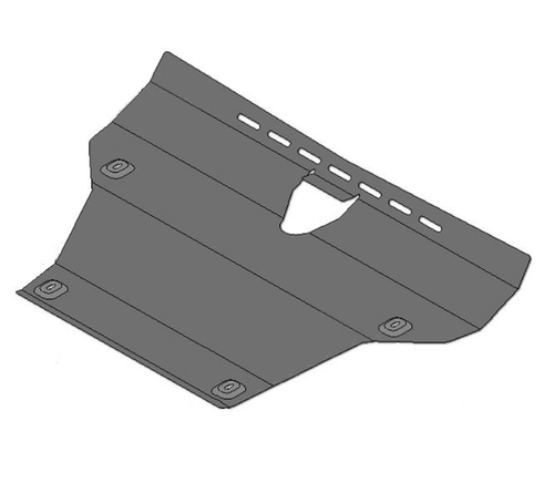 Защита рулевых тяг (сталь 2 мм) для Land Rover Range Rover Sport 2005-2013 (V - все) Alfeco.ALF3809st