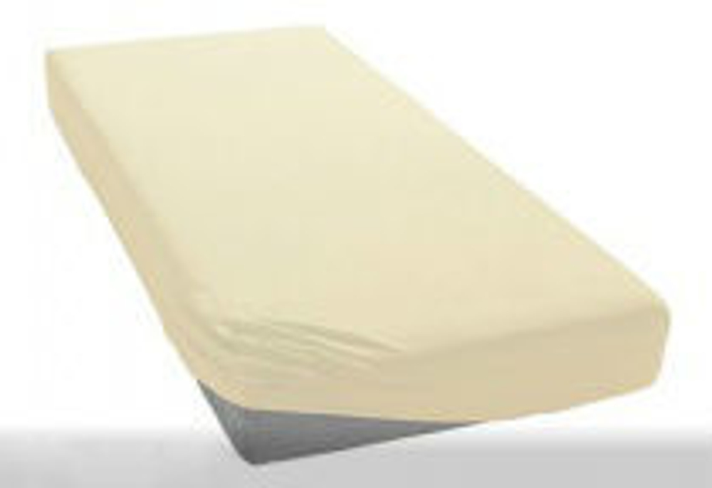 Простыня трикотажная 140-160x200 Elegante 8000 бежевая