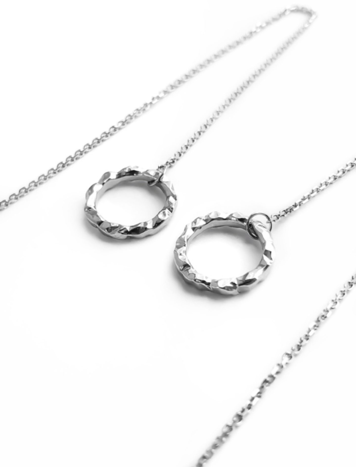 Серьги-протяжки Кратер