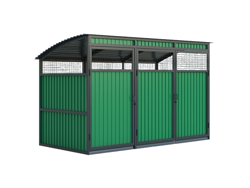 Контейнерная площадка Урбан с сеткой М.12-013