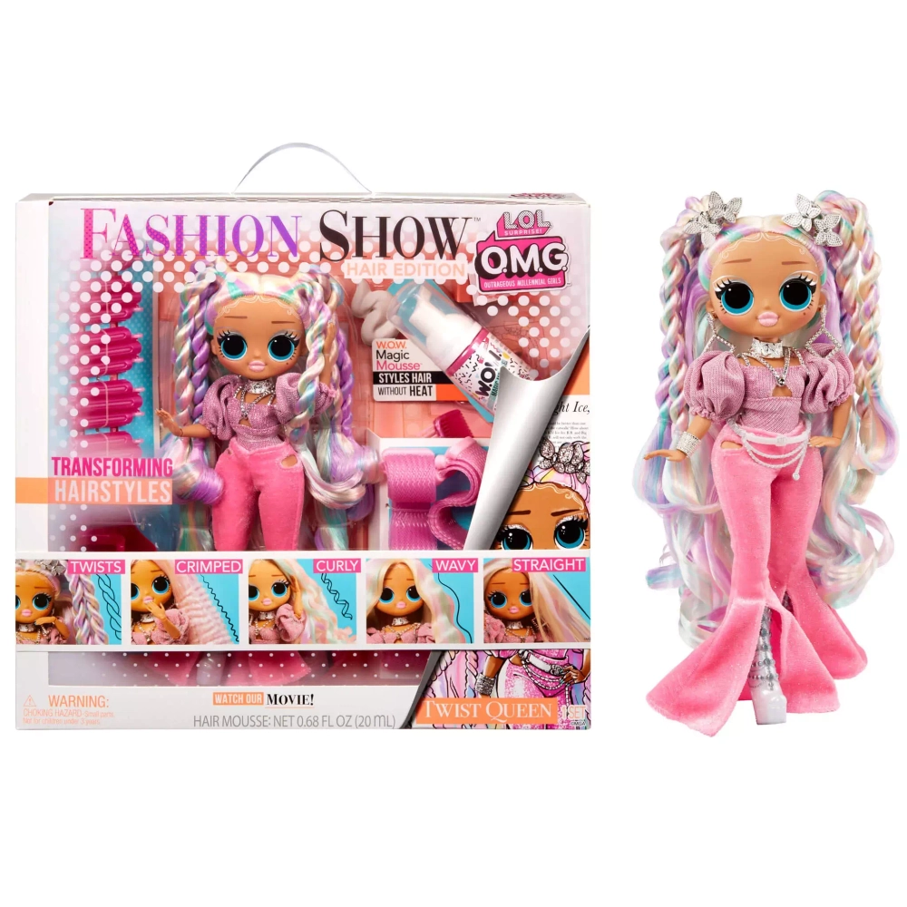 Кукла LOL Surprise OMG Fashion Show Hair Edition Twist Queen