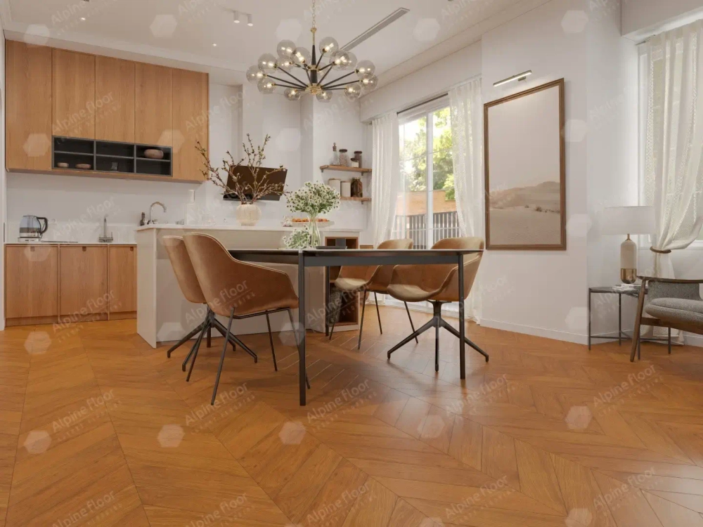 ИНЖЕНЕРНАЯ ДОСКА Alpine Floor CHATEAU Дуб Имбирный EW203-06