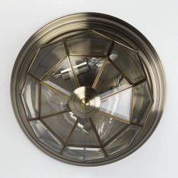 Citilux Витра-1 CL442530 Люстра потолочная витражная Бронза