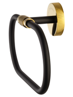 Кольцо для полотенец WONZON & WOGHAND MAJESTIC, Черный/Золото (WW-9213)