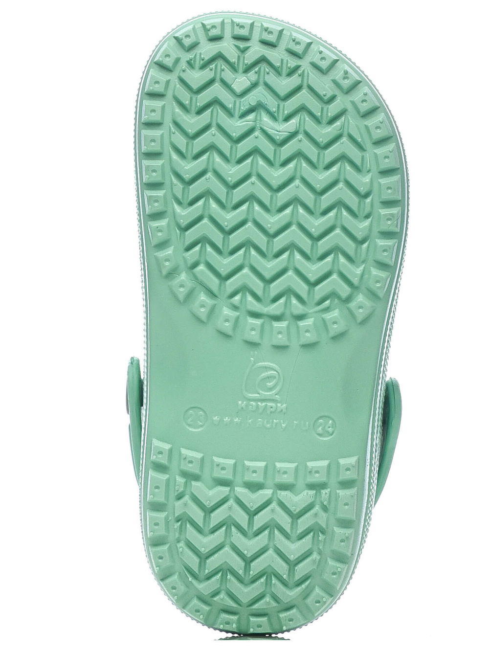 Сабо детские Kaury Hippo 1332ВД, Зеленый-бабочка