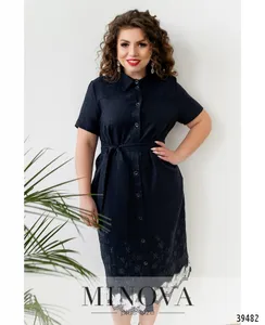 Платье 419-синий Minova