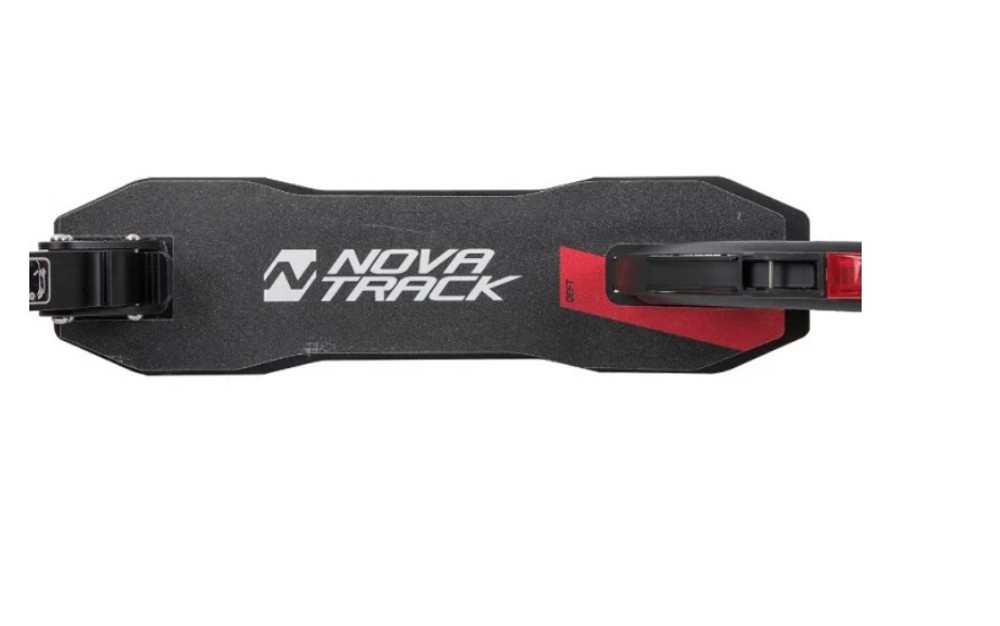 Самокат для детей  NOVATRACK DEFT, 230/200 мм, с фиксатором склад. рукоятей, черный