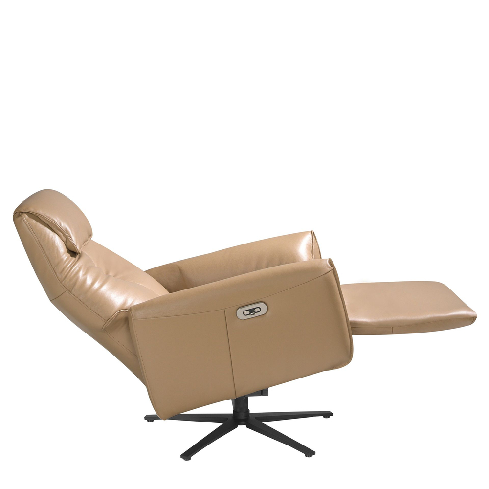 Вращающееся кресло Angel Cerda Double Relax/ 5086 с кожаной обивкой