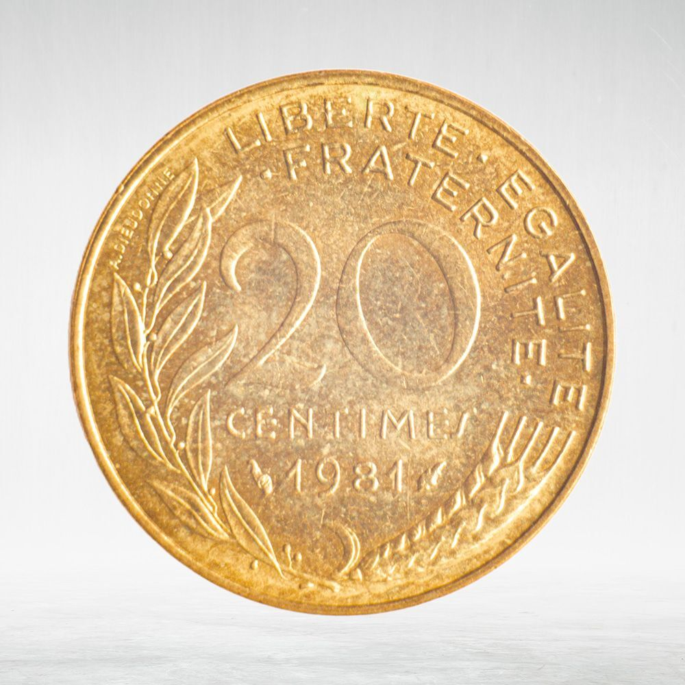 France, 20 Centimes 1981 - Marianne, VF