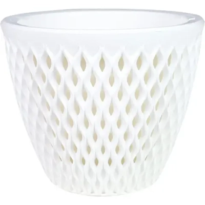 Кашпо Версаль (1,6л.) Цв. Белый/Белый