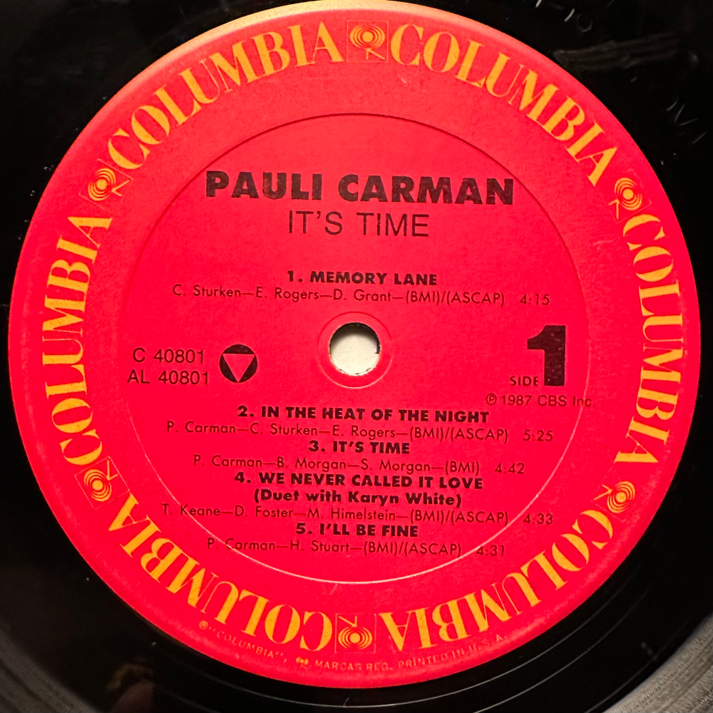 Pauli Carman - It's Time (США 1987г.)