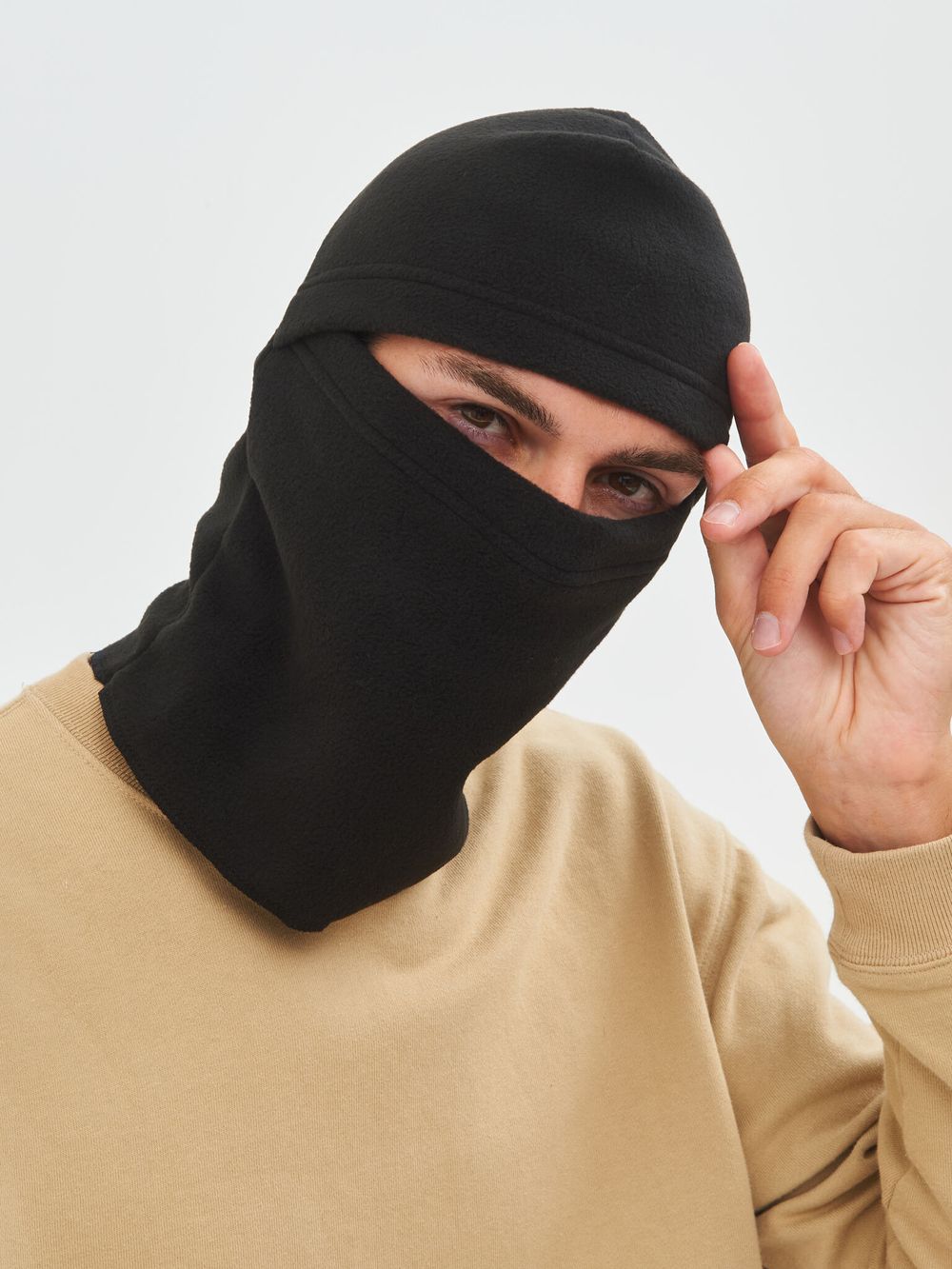 Балаклава Флис (180гр/м) цвет Черный