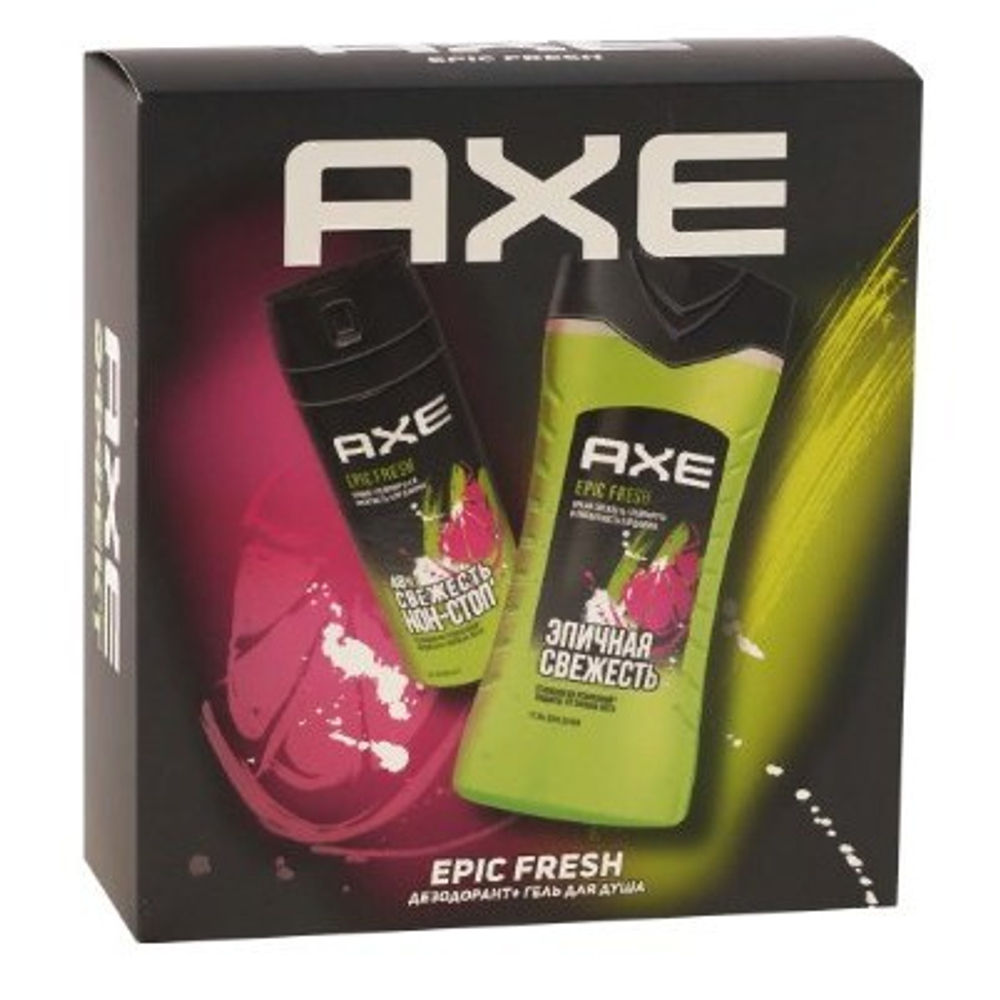 Подарочный набор «AXE» Epic Fresh  дезодорант 150мл+ гель для душа 250мл